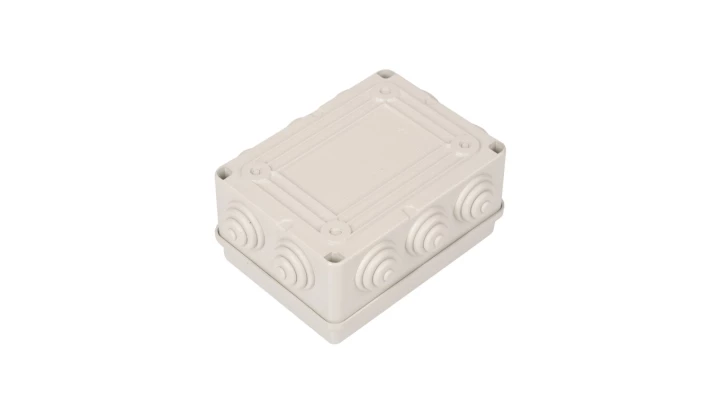 Puszka natynkowa 110x150x70mm tworzywo IP55 szara zdławnicami OL20112