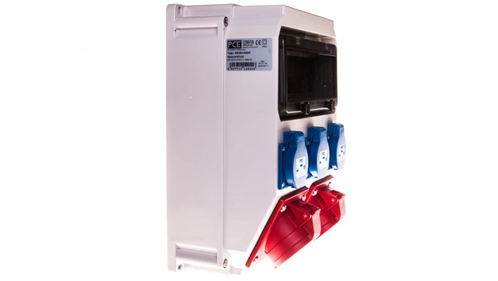 Rozdzielnica budowlana ADAMÓW 2x16A/5P, 3x2P+Z 9036156W