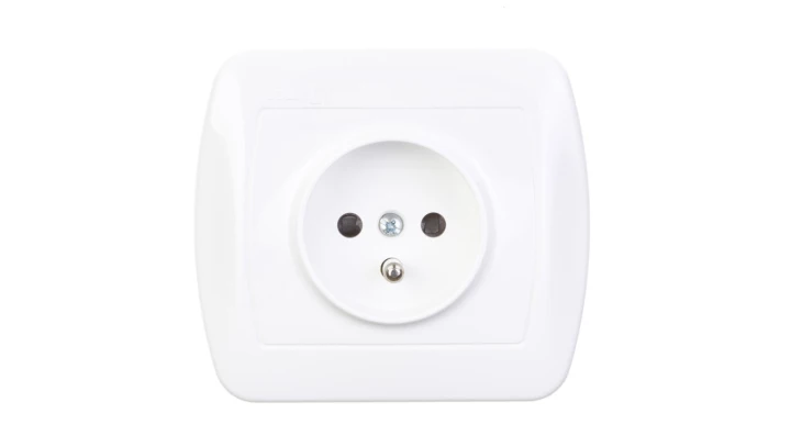 Simon Akord Gniazdo pojedyncze z/u 16A IP20 z przesłona torów białe AGZ1ze/11