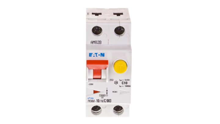 Wyłącznik różnicowo-nadprądowy 2P 10A C 0,03A typ AC PKNM 10/1N/C/003-MW 236077