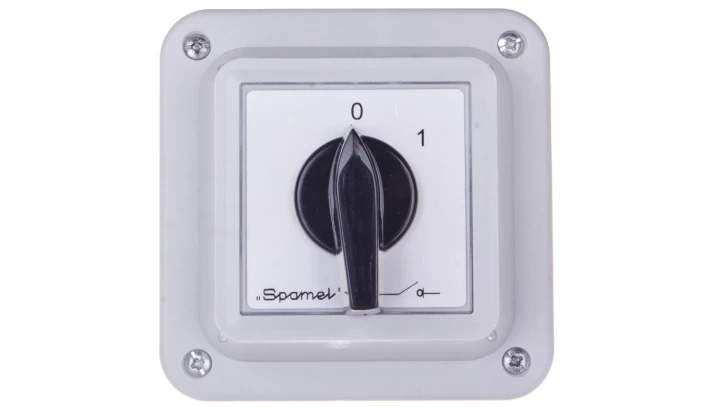 Łącznik krzywkowy 0-1 16A 1P w obudowie 0 ŁK16R-1.825OB1