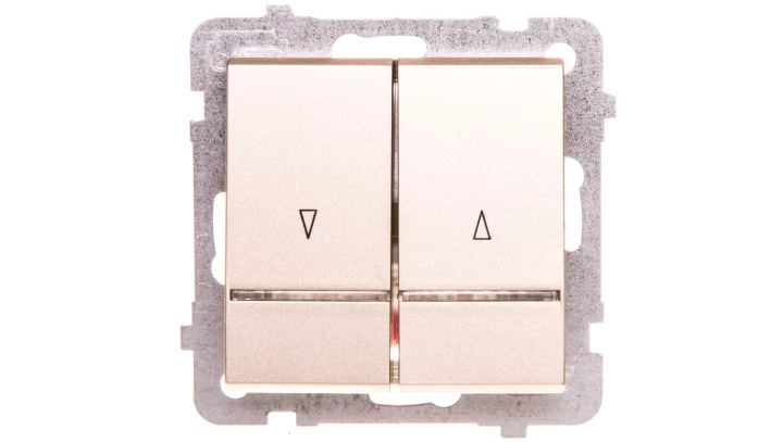 SONATA Łącznik żaluzjowy z podświetleniem szampański złoty ŁP-7RS/m/39