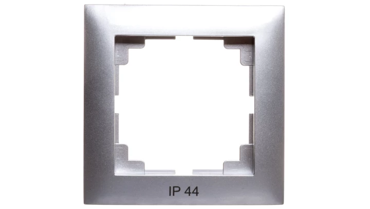 Sentia Ramka pojedyncza srebrny połysk IP44 1471-46