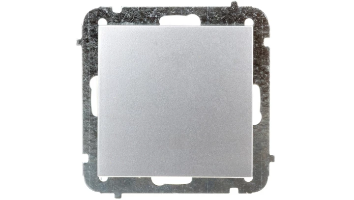 Sentia Łącznik jednobiegunowy 10A srebrny połysk 1410-56