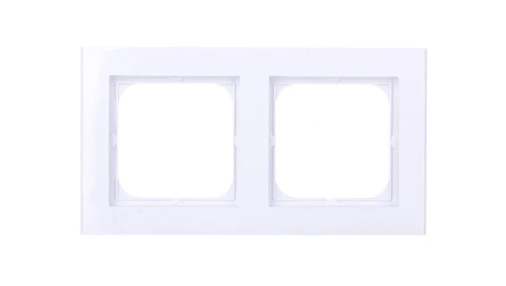 SONATA Ramka podwójna biała R-2R/00