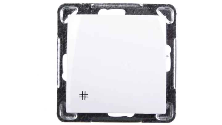 IMPRESJA BIAŁY WŁĄCZNIK KRZYŻOWY