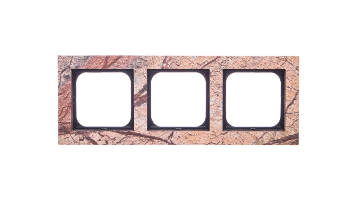 SONATA Ramka potrójna kameń (forest) R-3RK/36