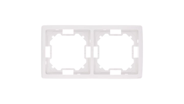 BASIC MODUŁ BIAŁY RAMKA 2-KROTNA
