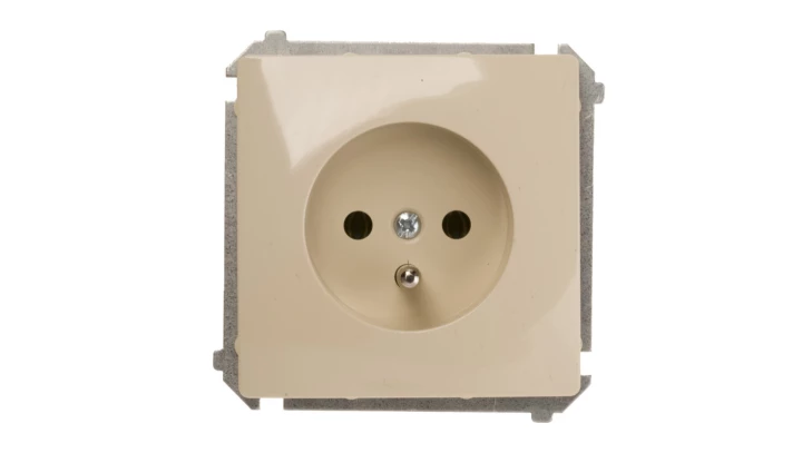 Simon Basic Gniazdo pojedyncze z/u 16A IP20 beżowe BMGZ1.01/12