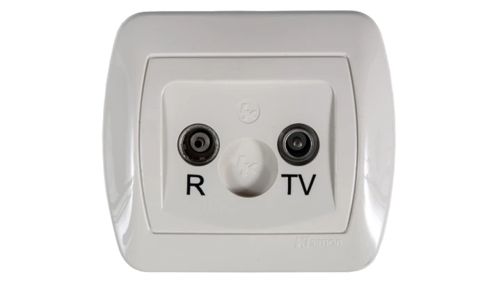 Simon Akord Gniazdo antenowe RD/TV końcowe beżowe AAK/12