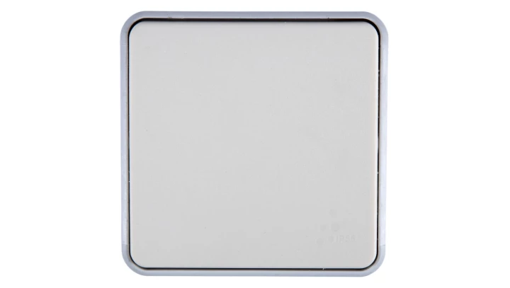 PLEXO55 Przycisk pojedynczy biały / ecru 069630