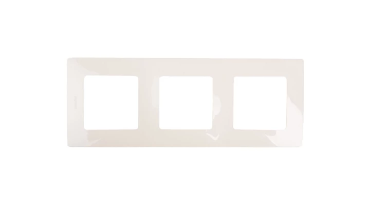 NILOE Ramka potrójna kremowa 665013