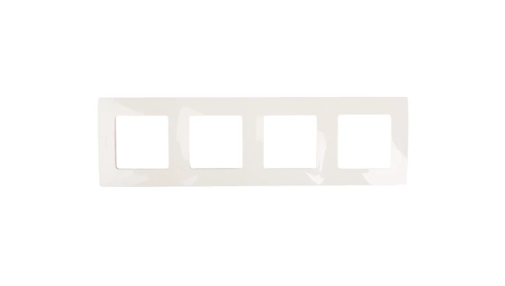 NILOE Ramka poczwórna kremowa 665014