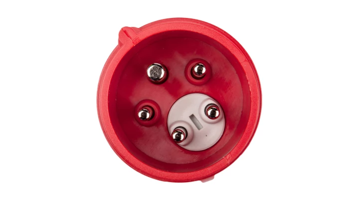 Wtyczka siłowa 5p 16A 400V przenośna IP44 zwrotnica faz SHARK PCE na kabel