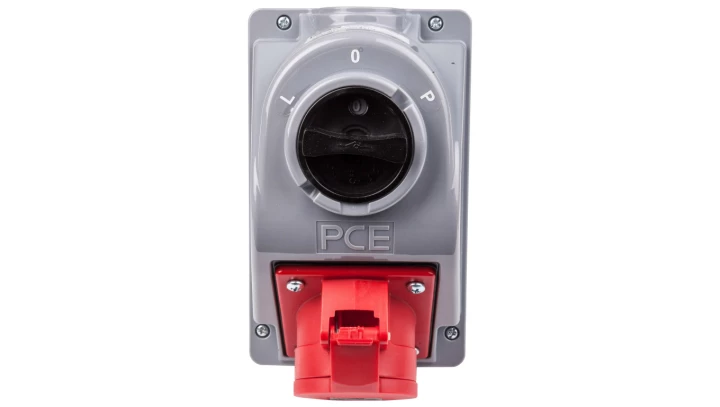 Gniazdo stałe z wyłącznikiem L-0-P 32A 4P 400V IP44 COMBO-POL 960624401W