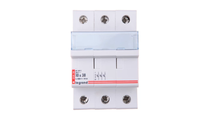 Rozłącznik bezpiecznikowy cylindryczny 3P 10x38mm RB338 005838