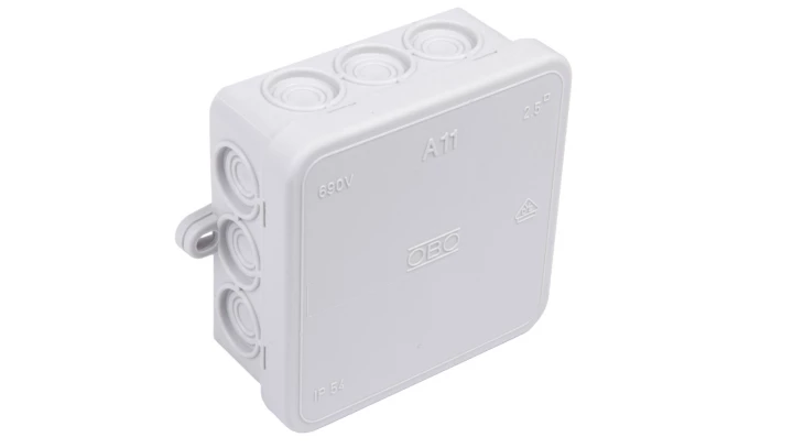 Puszka n/t odgałęźna 85x85x40 IP55 A 11 jasnoszara 2000342 /10szt./