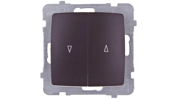 KARO Łącznik żaluzjowy czekoladowy metalik ŁP-7S/m/40