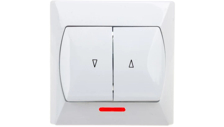 AKCENT Łącznik żaluzjowy z podświetleniem biały ŁP-7AS/00