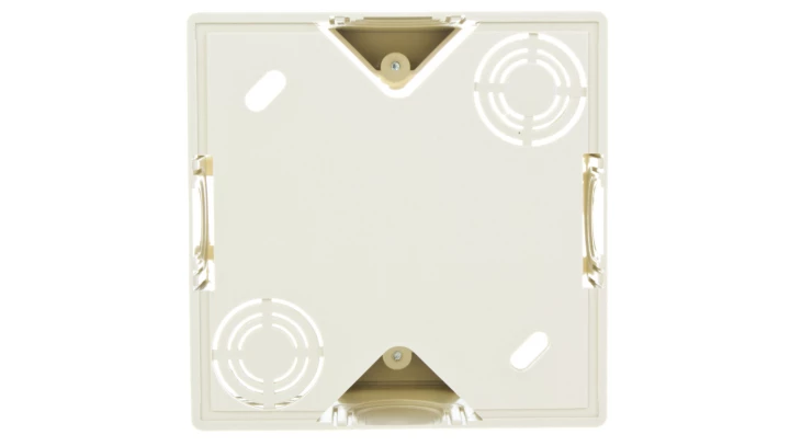 AKCENT Puszka natynkowa pojedyncza beżowa PNP-AG/01