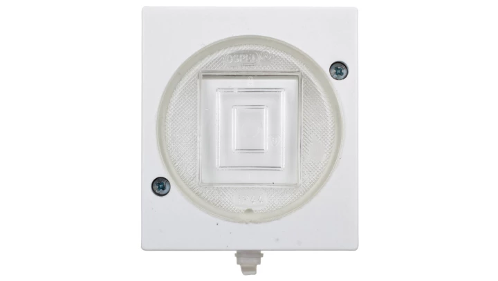 LAMBDA Łącznik hermetyczny pojedynczy IP44 biały ŁNH-1L/00