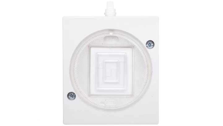 LAMBDA Łącznik hermetyczny schodowy IP44 biały ŁNH-3L/00