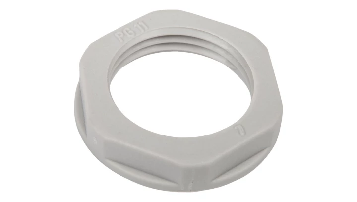 Nakrętka poliamidowa PG11 szara N 11/H E03DK-02010100301 /100szt./