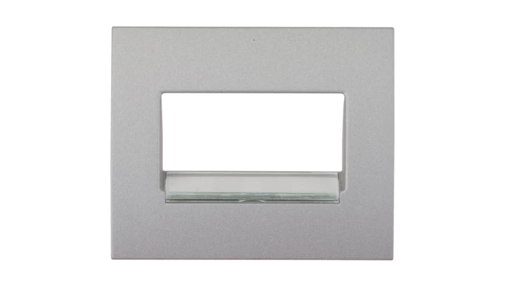 SISTENA LIFE Plakietka gniazda teleinformatycznego metalic 771375