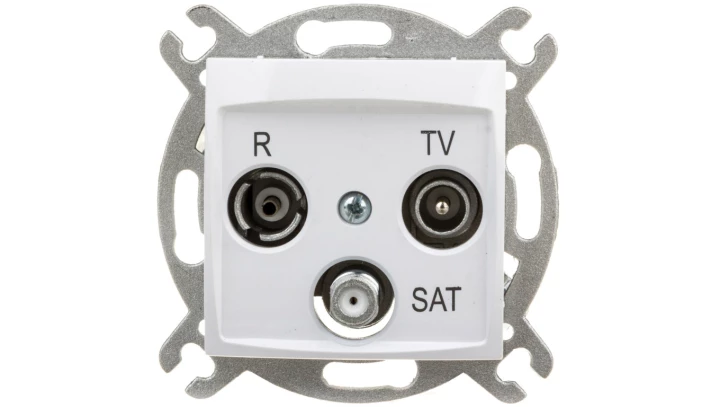 CARLA Gniazdo antenowe R-TV-SAT koncowe 1753-10