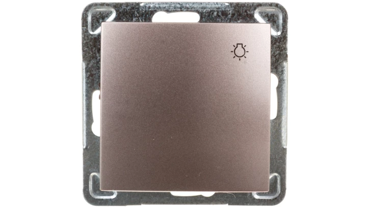 IMPRESJA Przycisk /światło/ tytan ŁP-5Y/m/23