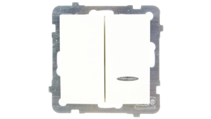 AS Łącznik świecznikowy z podświetleniem ecru ŁP-2GS/m/27