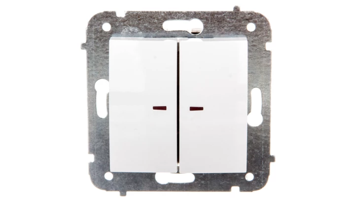 CARLA Łącznik świecznikowy z podświetleniem biały 1724-10