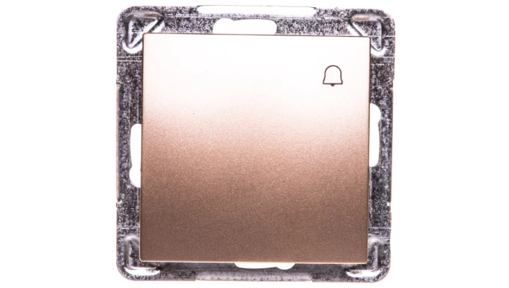 IMPRESJA Przycisk /dzwonek/ złoty metalik ŁP-6Y/m/28