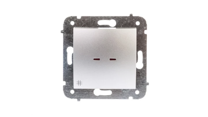 CARLA Łącznik krzyżowy z podświetleniem srebrny 1728-16