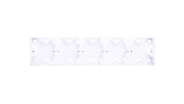 IMPRESJA Puszka natynkowa pięciokrotna biały PNP-5Y/00