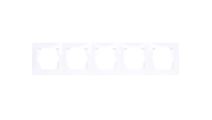 CARLA Ramka pięciokrotna biała 1775-00