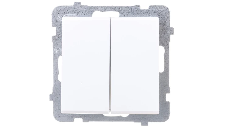 SONATA Łącznik świecznikowy biały ŁP-2R/m/00