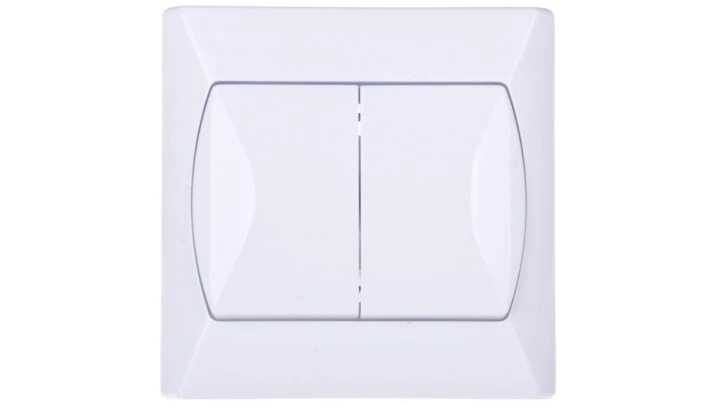 AKCENT Łącznik świecznikowy biały ŁP-2A/00