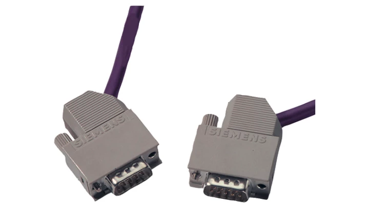 Przewód przyłączeniowy z wtyczką 830-1T do PROFIBUS męski 9-pin, 2x D-SUB, /3 m/ 6XV1830-1CH30