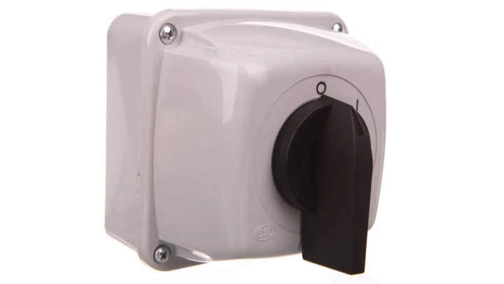 Łącznik krzywkowy 0-1 25A w obudowie IP65 ŁUK 25-13 922506