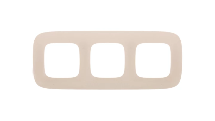 VALENA ALLURE Ramka potrójna kremowy 754313