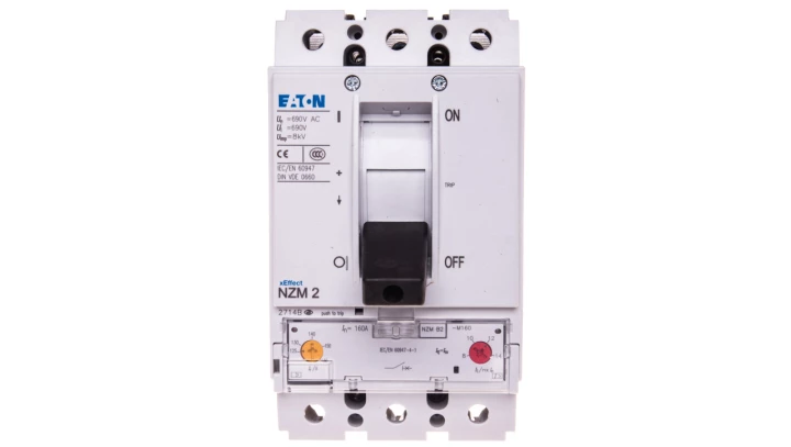 Wyłącznik silnikowy 3P 90kW 160A 25kA NZMB2-M160 265716