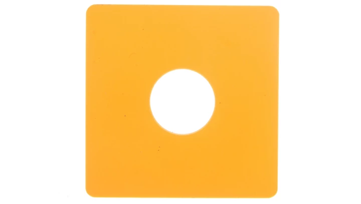 Tabliczka opisowa żółta kwadratowa 50x50mm bez nadruku SQ-GE 063263