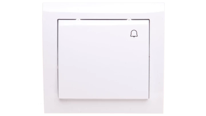 KIER Przycisk /dzwonek/ biały ŁP-6W/00