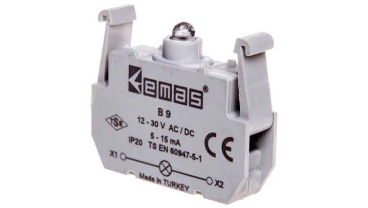 Element podświetlający do przycisków serii B, 12-30V AC/DC, zielony T0-B9
