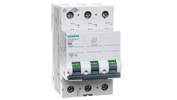 Wyłącznik nadprądowy 3P B 25A 6kA AC VDE Siemens 8885