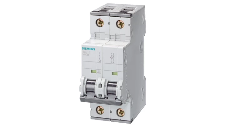 Wyłącznik nadprądowy 2P C 6A 10kA 440V DC 400V AC SENTRON 5SY5206-7