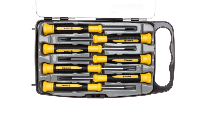 Wkrętaki precyzyjne 1,5x50mm 2x50mm 2,5x50mm PH000x50mm PH0x50mm T5x50mm T6x50mm (zestaw 7 szt.) 39d558