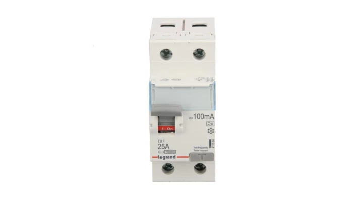 Wyłącznik różnicowoprądowy 2P 25A 0,1A typ A P302 TX3 411564