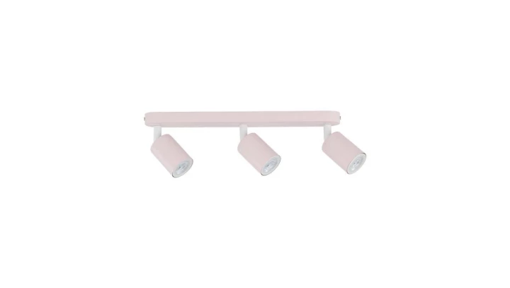 Listwa sufitowa z reflektorkami z serii LIVIA PINK 3*GU10 10234 TK Lighting